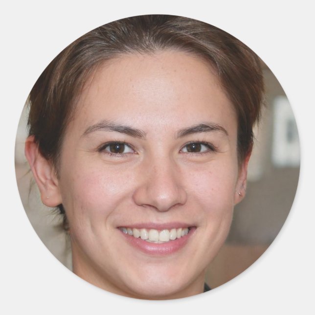 Orädd Runt Klistermärke (Framsida)