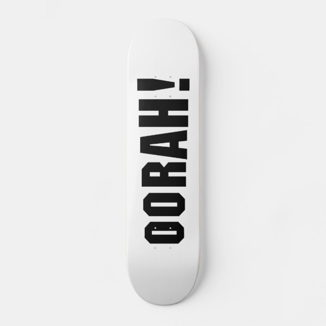 ORAH! MINI SKATEBOARD BRÄDA 18,5 CM (Framsida)