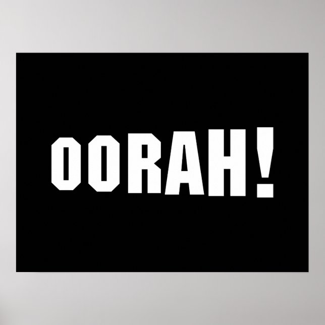 ORAH! POSTER (Framsidan)