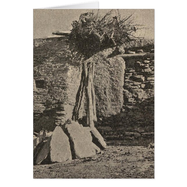 Oraibi-hus Hälsningskort (Framsidan)