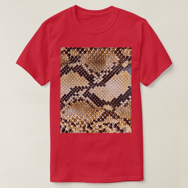 Orakskinn reptil  mönster  t shirt (Design framsida)