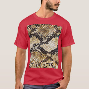 Orakskinn reptil  mönster  t shirt