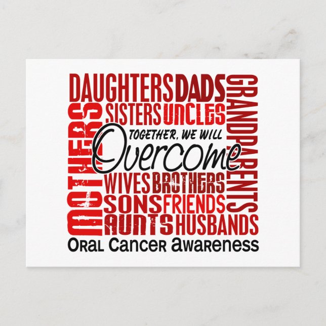 Oral cancer i familjen vykort (Framsida)