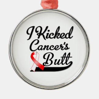 Oral cancer I Kicked Butt Julgransprydnad Metall