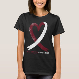 Oral cancermedvetenhet Månad 2024 Throat Head Nack T Shirt