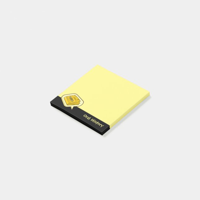Oral historik post-it block (Vinklad)