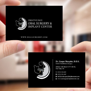 Oral kirurgi, implantatcentral, Maxillofacial Visitkort