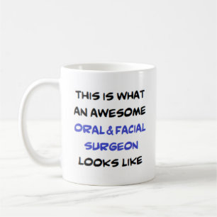 oral och ansiktskirurg, fantastisk kaffemugg