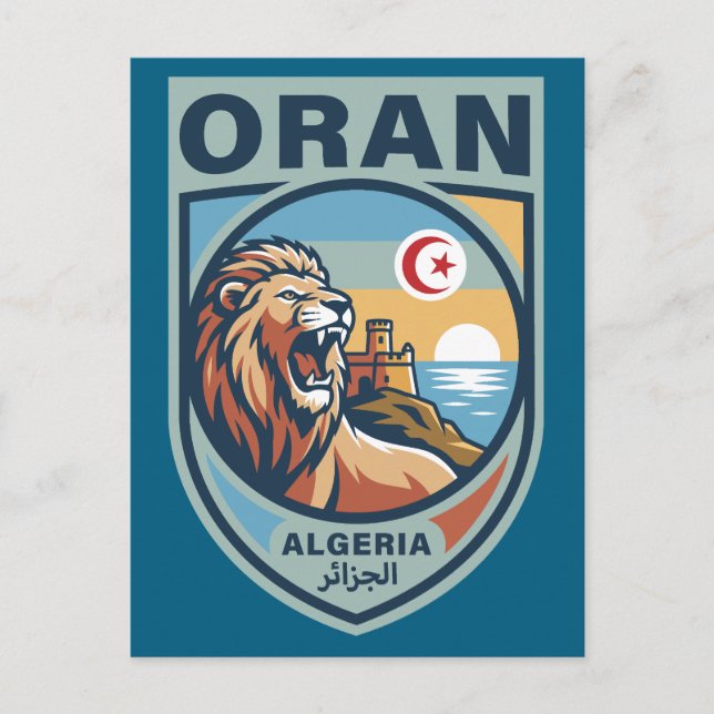 Oran Algeria North Africa Vykort (Framsida)