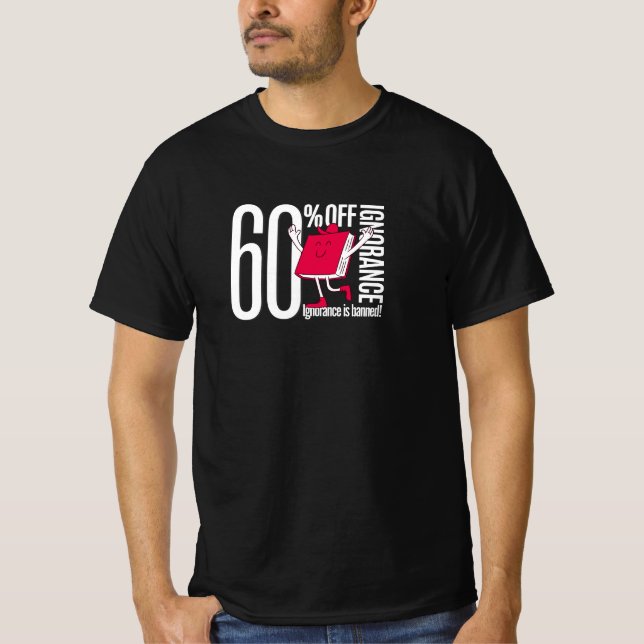 orance Typography Herr Svart T-Shirt Värde (Framsida)