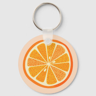 Orangar av citrusfrukter nyckelring