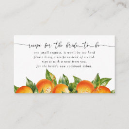 Orangar Begäran om hämtning av Citrus Möhippa Tilläggskort