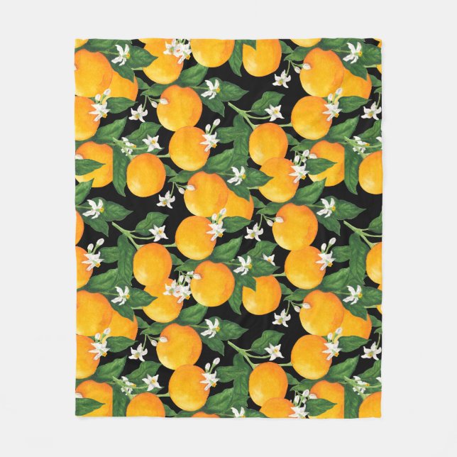 Orangar Fleecefilt (Framsidan)