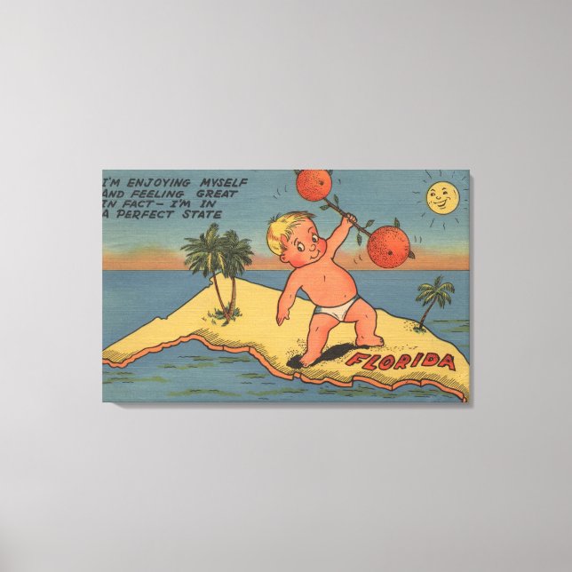 Orangar för barnens lyktklocka canvastryck (Framsida)