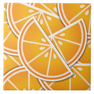 orangar för funky kakelplatta