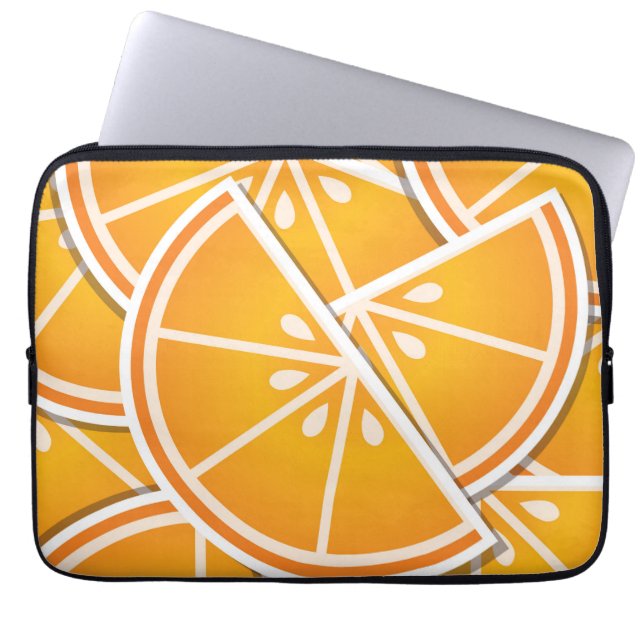 orangar för funky laptop fodral (Framsidan)