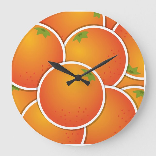 orangar för Funky Stor Klocka (Framsida)