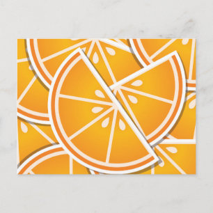 orangar för funky vykort