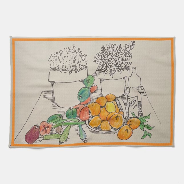 Orangar för kökshanddukar (Horisontell)