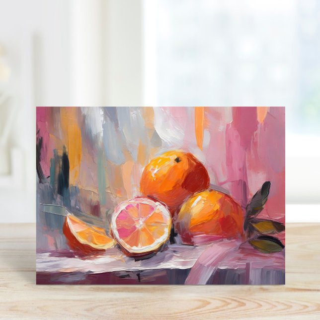 Orangar - fortfarande livets moderna bild kort (Skapare uppladdad)
