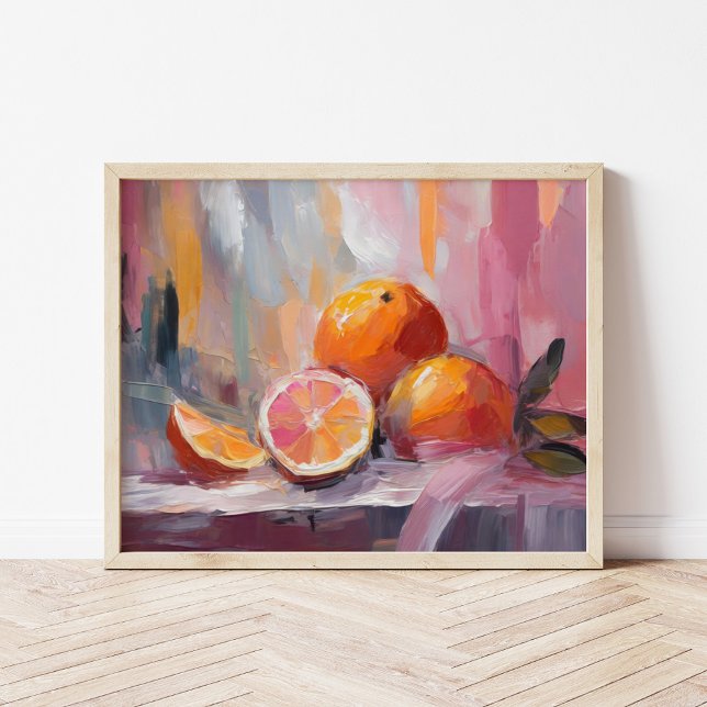 Orangar - fortfarande livets moderna bild poster (Skapare uppladdad)