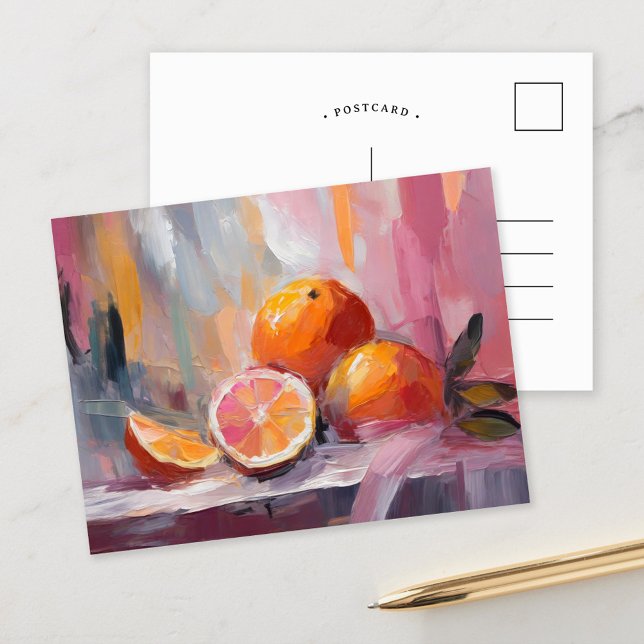 Orangar - fortfarande livets moderna bild vykort (Skapare uppladdad)