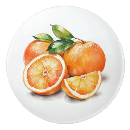 Orangar i segment och hela knopp