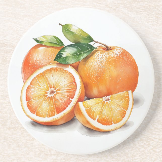 Orangar i segment och hela underlägg (Framsidan)