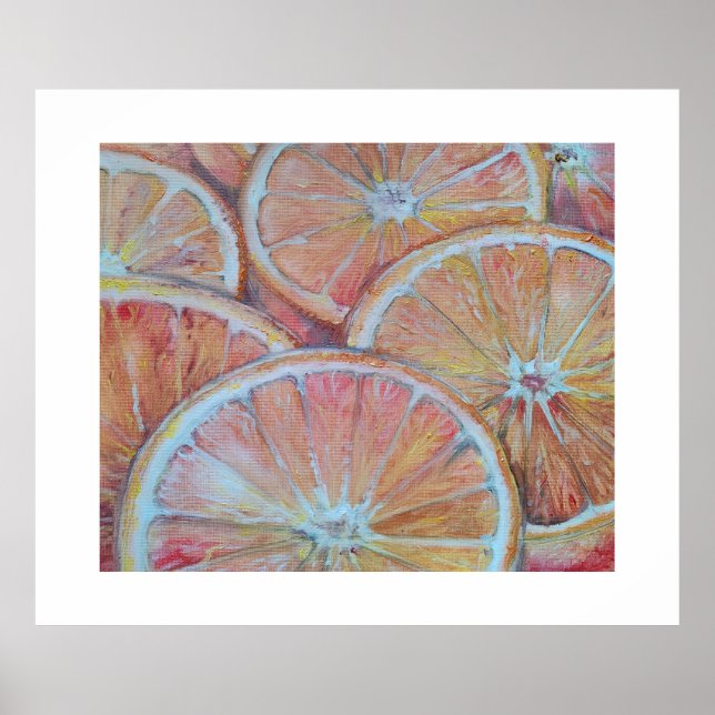 Orangar i segment poster (Framsidan)