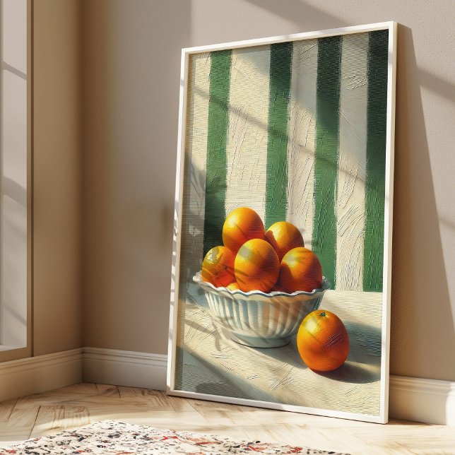 Orangar Kitchen Fruit Summer Trendig Wall Poster (Skapare uppladdad)