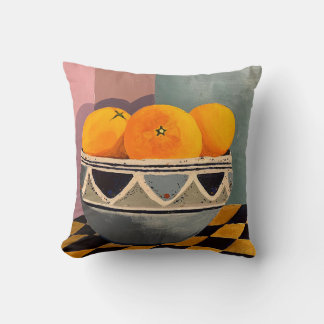 Orangar med omvänd orange kudde