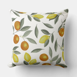 Orangar och citroner kudde