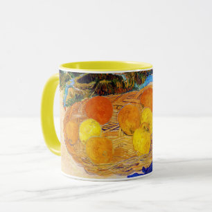 Orangar och citroner med blåhandskar, Van Gogh Mugg