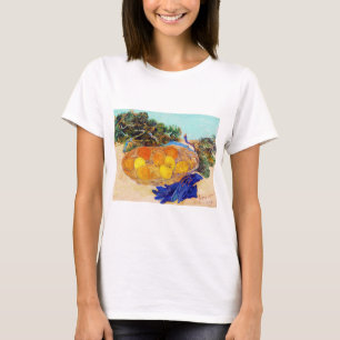 Orangar och citroner med blåhandskar, Van Gogh T Shirt