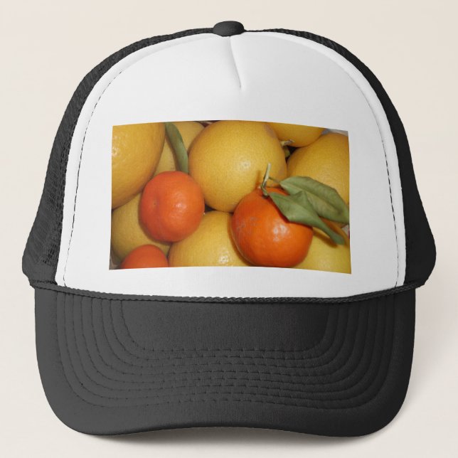 Orangar och citroner truckerkeps (Framsida)