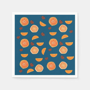 Orangar och kanel pappersservett
