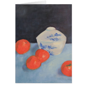Orangar och Persimmons OBS Kort