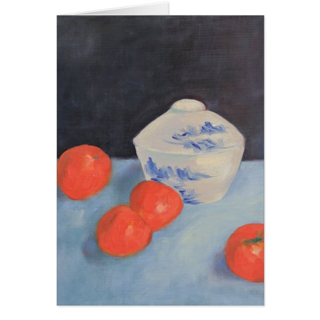 Orangar och Persimmons OBS Kort (Framsidan)