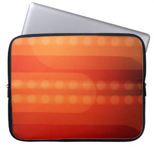 Orangar på en separat elektroniksäck laptop fodral