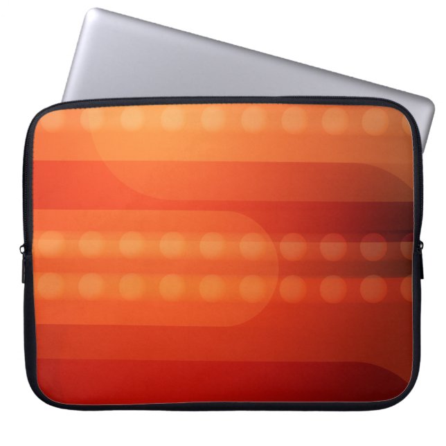 Orangar på en separat elektroniksäck laptop fodral (Framsidan)