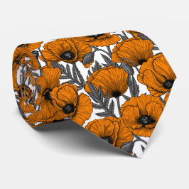 Orangar på vita slips