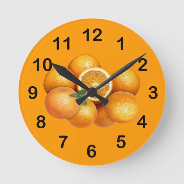 Orangar Rund Klocka (Framsida)