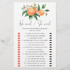 Orangar sa att hon sa möhippa-spel