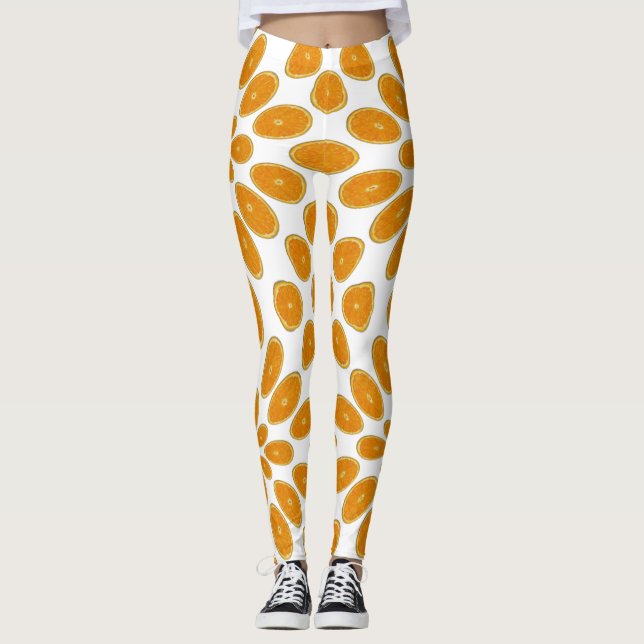 Orangar segment leggings (Framsida)