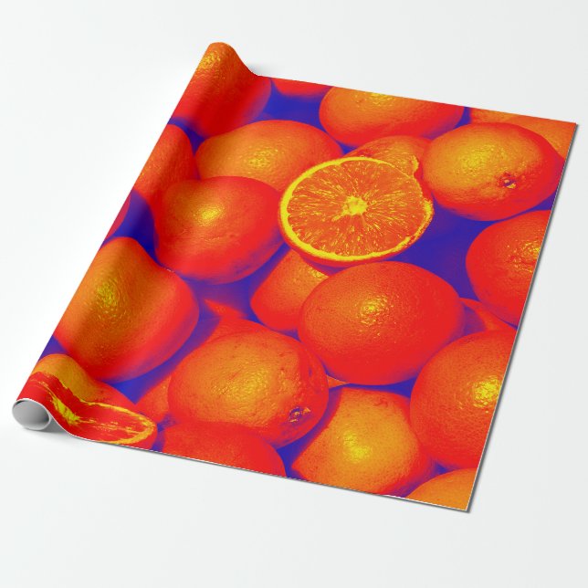Orangar som slår in papper presentpapper (Utrullad)