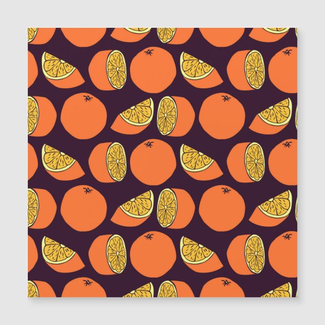 Orangar sömlös mönster, vintage struktur. (Framsida)