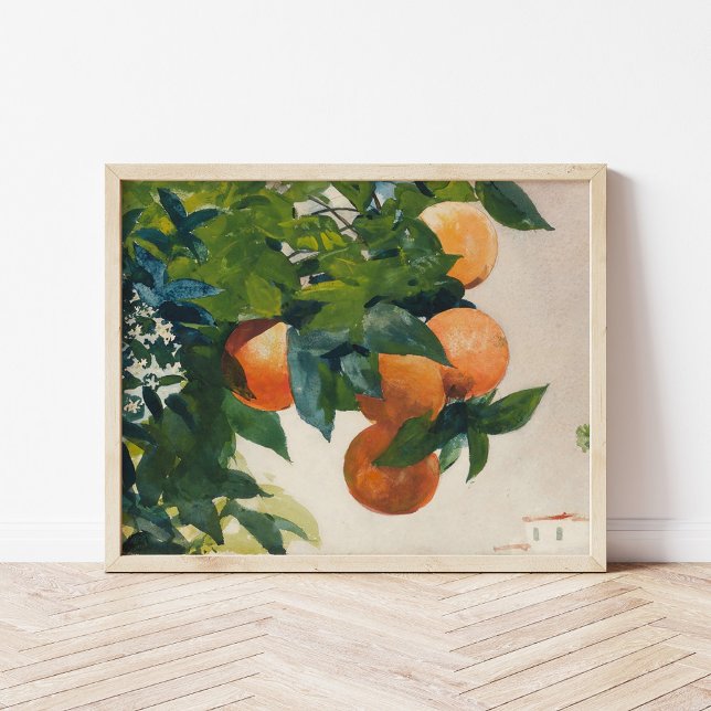 Orangar vid Gren | Winslow Homer Poster (Skapare uppladdad)