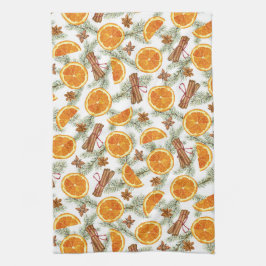 Orangarna Cinnamon och Anise Kökshandduk