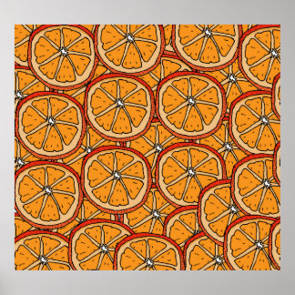 Orangarna hand plockade: Sömlösa Poster