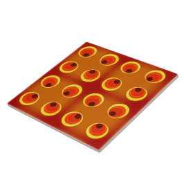 orange 1970 kakelplatta